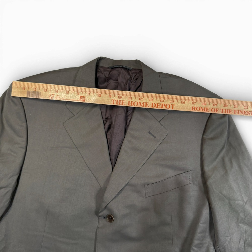 Canali Mens Suit 2 Piece Wool Jacket‎ Pants Italian 60 EU 50 US Brown 36 x 32 - Picture 13 of 16